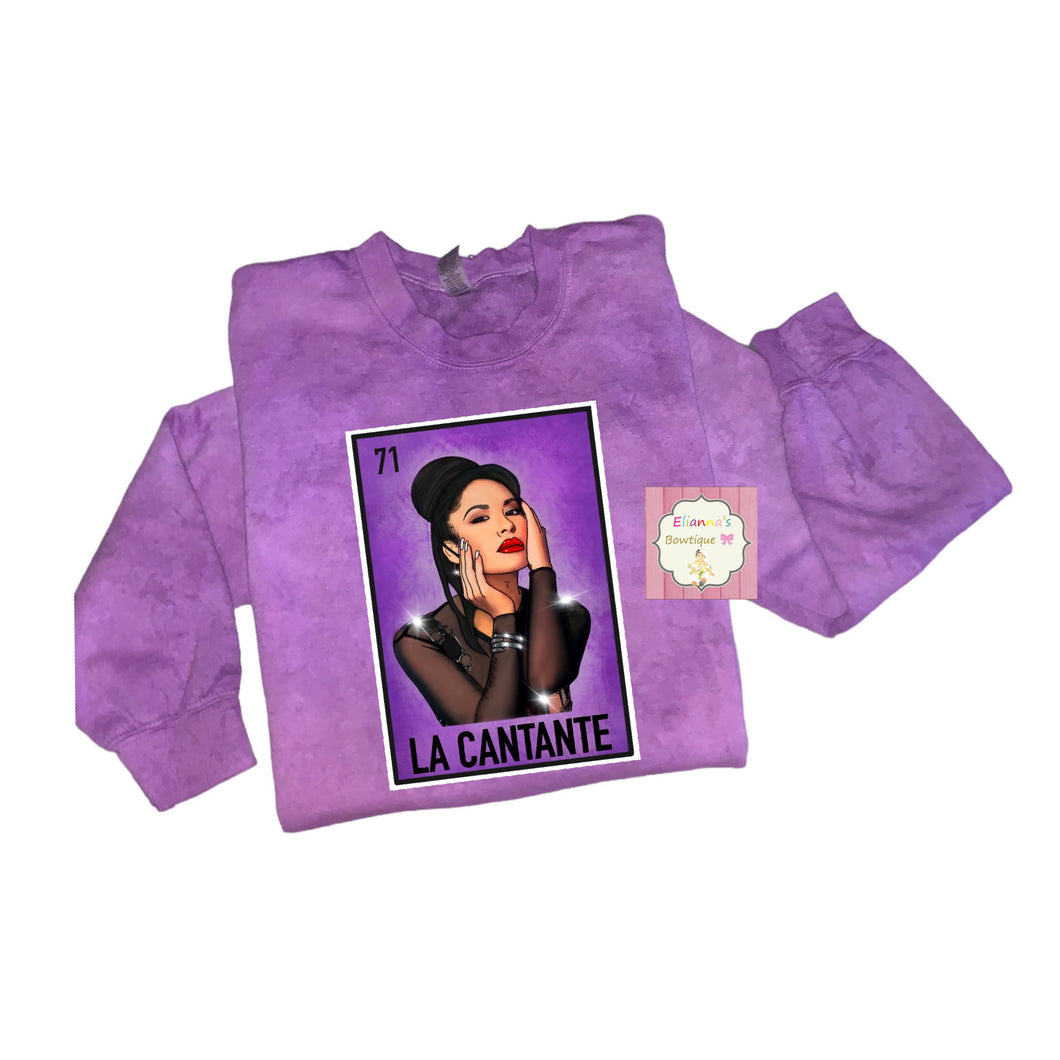 Selena Quintanilla sweatshirt /sueter/loteria sweatshirt