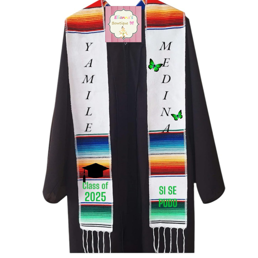 Serape Graduation Sash / custom/ 2025