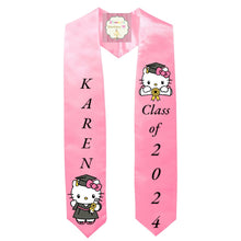 Cargar imagen en el visor de la galería, Hello kitty Graduation Sash / custom/ 2024/