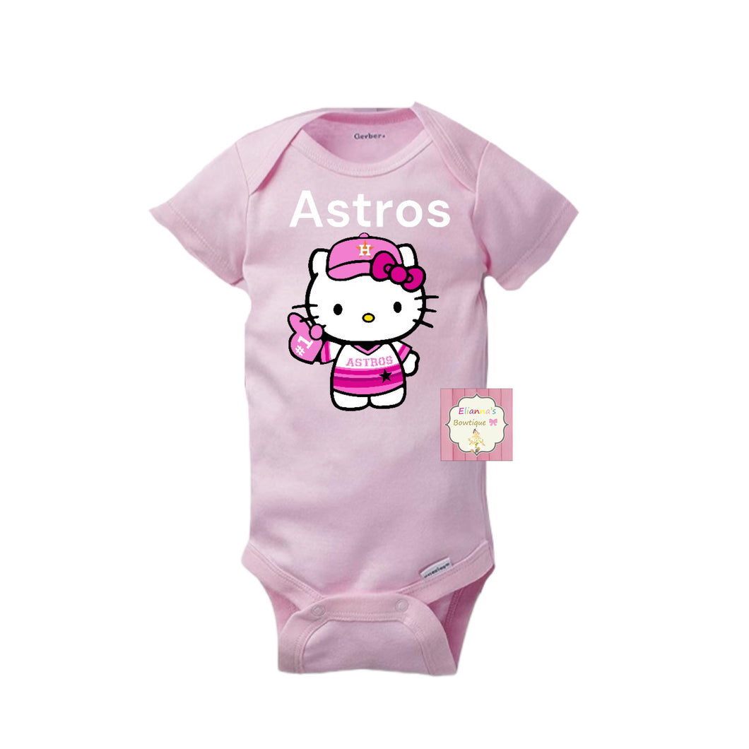 Baby astros hello kitty shirt /onesies