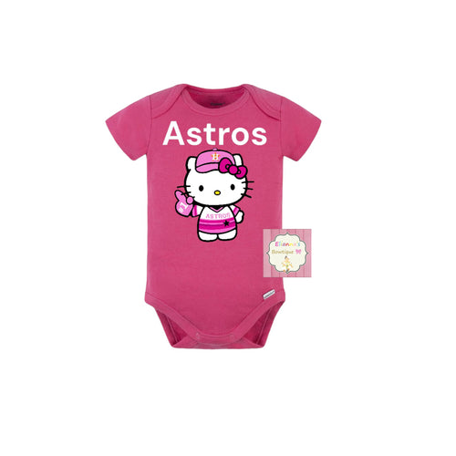 Baby astros hello kitty shirt /onesies