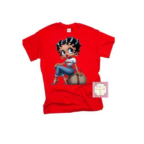 Betty boop shirt / kids / adult