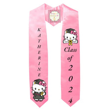 Cargar imagen en el visor de la galería, Hello kitty Graduation Sash / custom/ 2024/