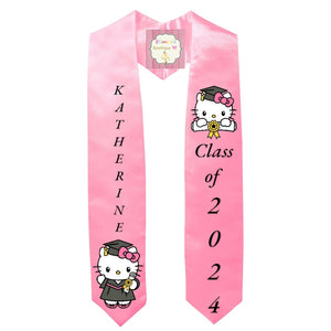 Hello kitty Graduation Sash / custom/ 2024/