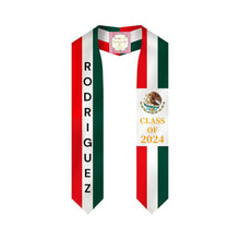 Cargar imagen en el visor de la galería, Mexican Graduation Sash / custom/ 2024/