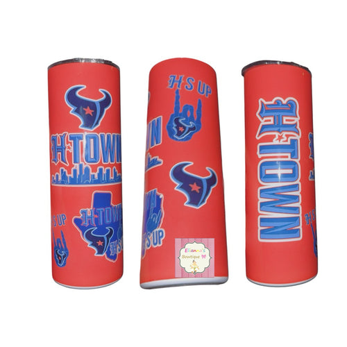 H Town Texans tumbler cup/vasos