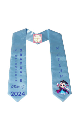 Kids Elsa Graduation stole Sash / custom/ 2024/