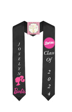 Load image into Gallery viewer, Kids Barbie Graduation Sash / custom/ 2024