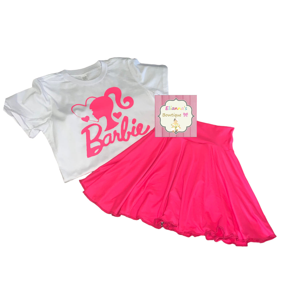 Barbie set shirt and skirt / Barbie outfit