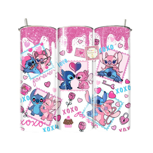 Lilo and stich  tumbler cup/ valentines day/vasos/ valentine's day gifts