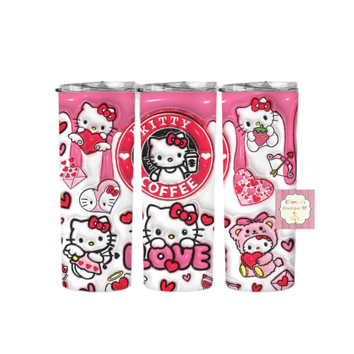 Hello Kitty tumbler cup/ valentines day/vasos/ valentine's day gifts