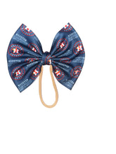 Load image into Gallery viewer, Houston Astros headwrap/clip bow