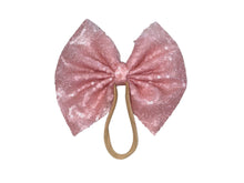 Cargar imagen en el visor de la galería, Pink sequins headwrap/valentine's day