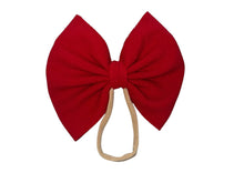 Cargar imagen en el visor de la galería, Dark Red baby headwrap/ solid headwrap