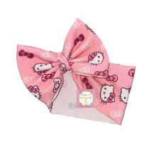 Cargar imagen en el visor de la galería, Pink Hello Kittyy  headwrap/ clip bow/ headwraps/