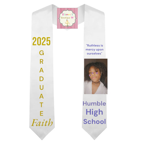Custom Graduation Sash / custom/ 2025