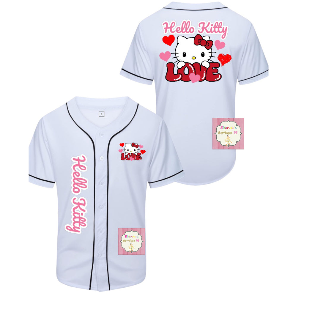 Hello Kitty Jersey / pink hello kitty/shirt/adult