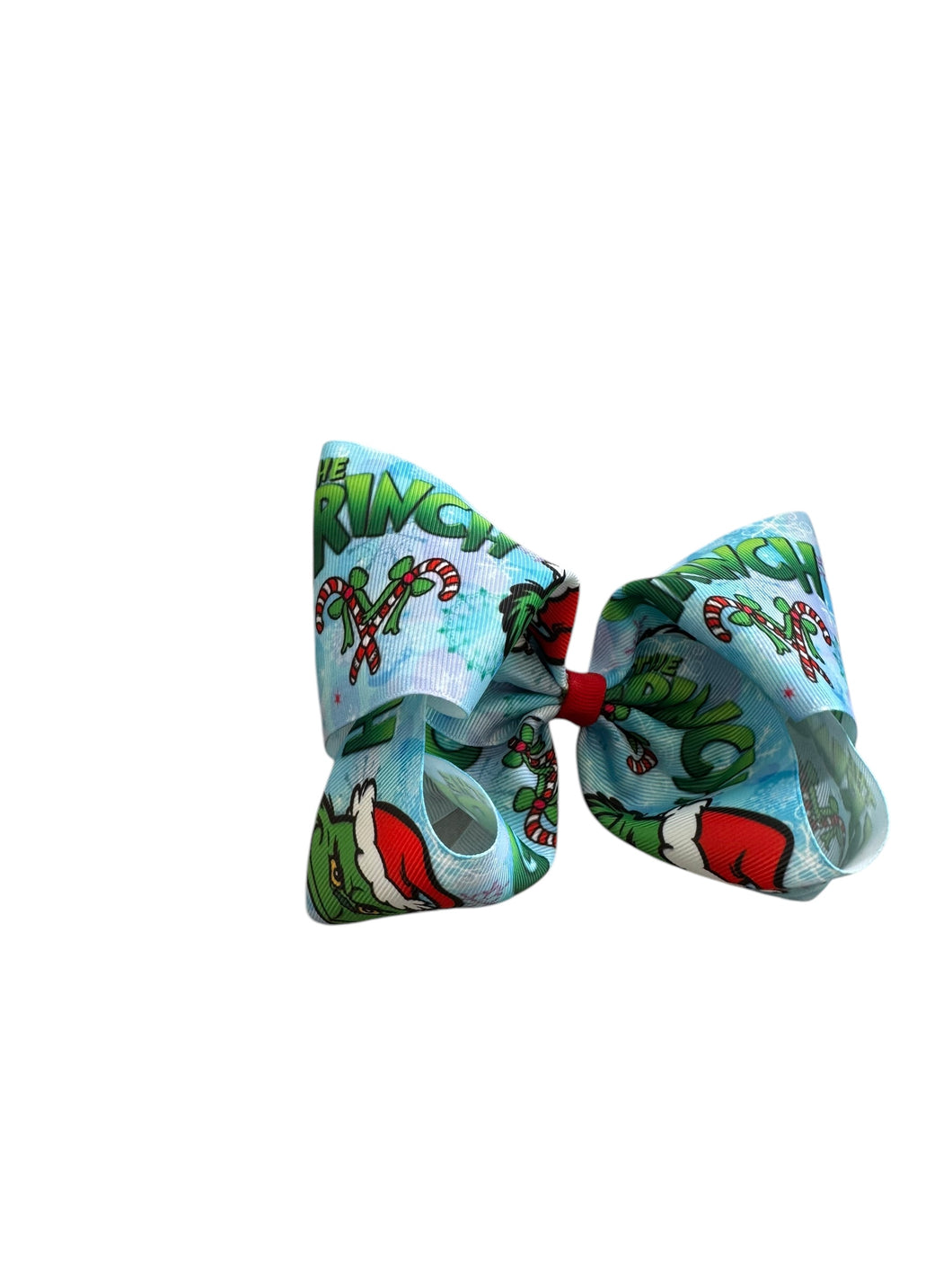 Christmas grinch hair bow/ navidad