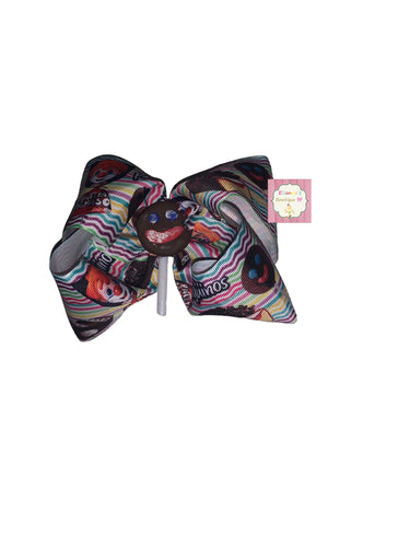 Paleta payaso Hair Bow /Mexican candies/ moños