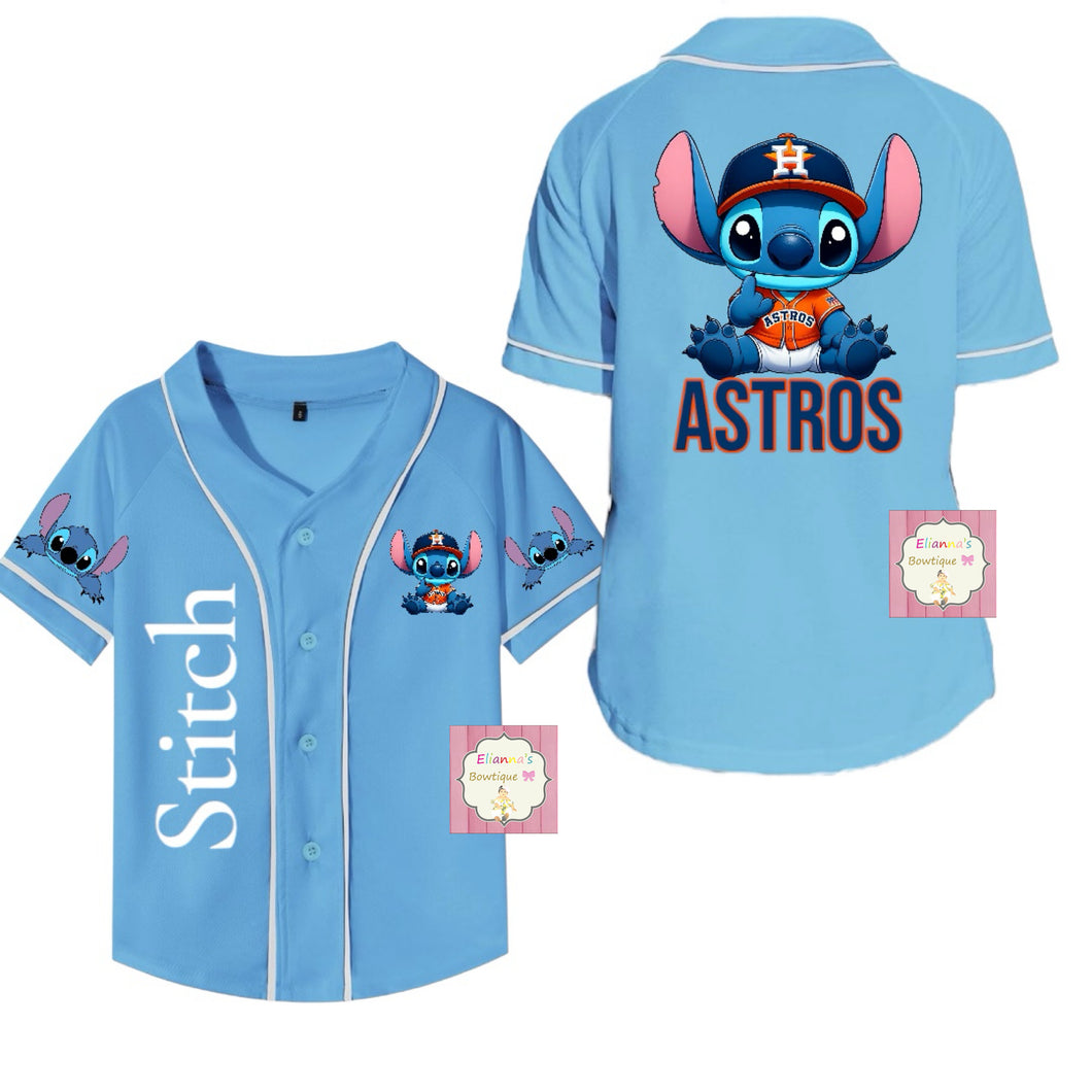 Kids Stitch Astros Jersey / kids/