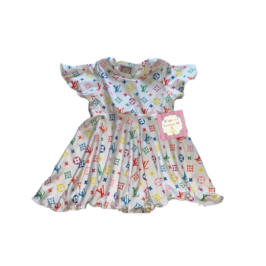 Baby Multicolor dress/ Vestido/toddler