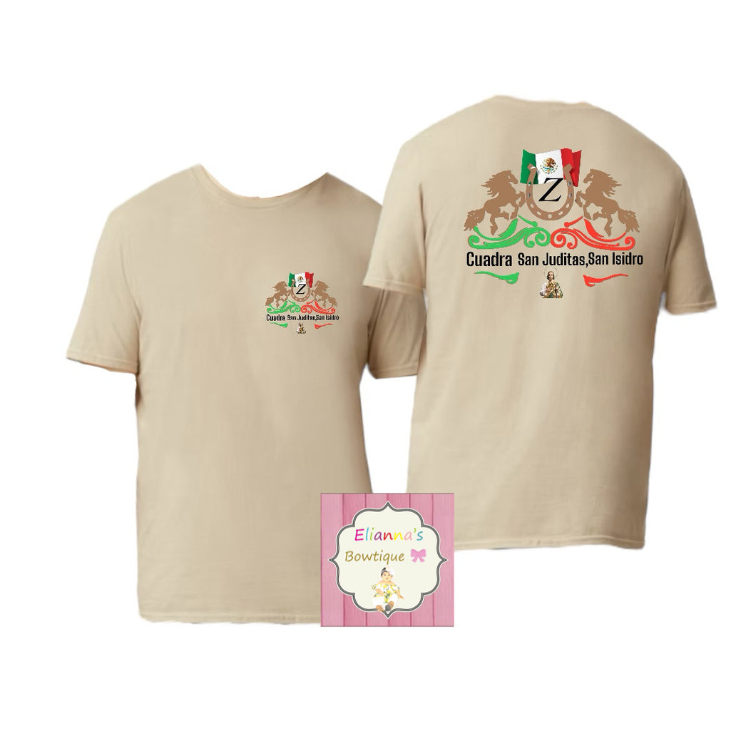 Custom shirt front and back/ Cuadra de Caballos