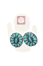 Load image into Gallery viewer, Turquoise  Earrings / aretes