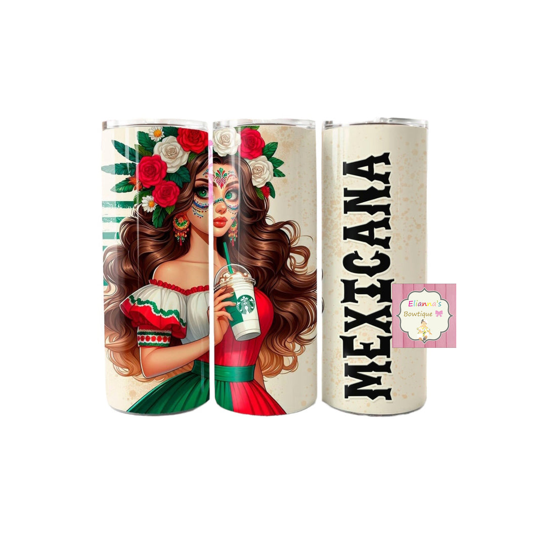 Mexicana tumbler cup / vasos/ mexico