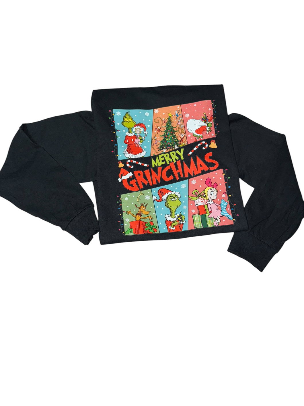 Grinch long sleeve shirt/  christmas