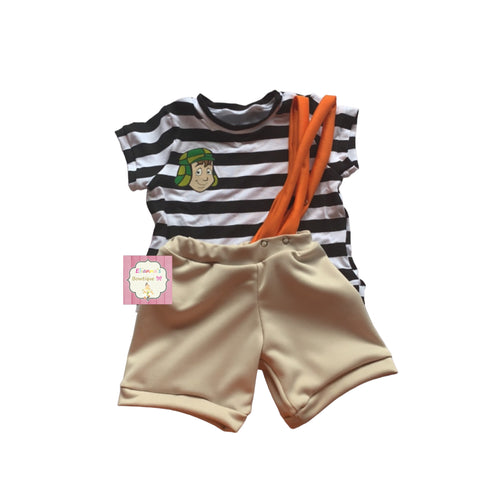 El Chavo del ocho outfit set/ Boy shorts /niños