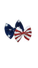 Load image into Gallery viewer, American flag piggy tails set/chongitos/4th of july