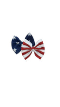 Load image into Gallery viewer, American flag piggy tails set/chongitos/4th of july