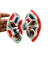 Cargar imagen en el visor de la galería, Mexico hair Bow / nylon headband