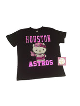 Load image into Gallery viewer, Houston Astros shirt/ hello kitty