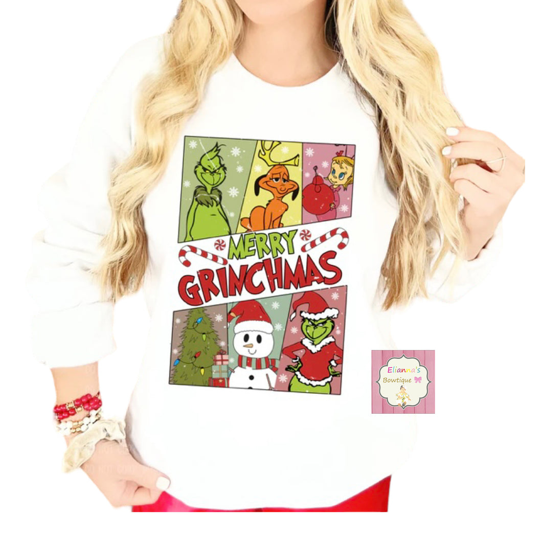 Merry Grinchmas Crewneck sweatshirt /sueter