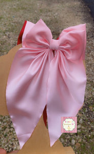 Pink Coquette bow / moño coquette / hair bows