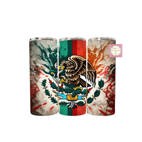 Bandera Mexicana Tumbler Cup/ vasos/