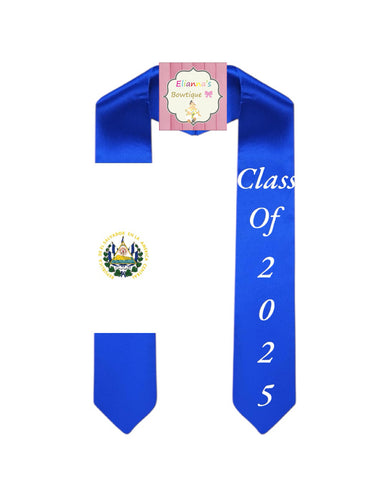 Custom El Salvador Flag Graduation Sash / custom/ 2025/