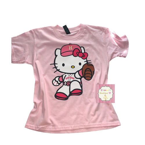 Houston astros shirt / hello kitty