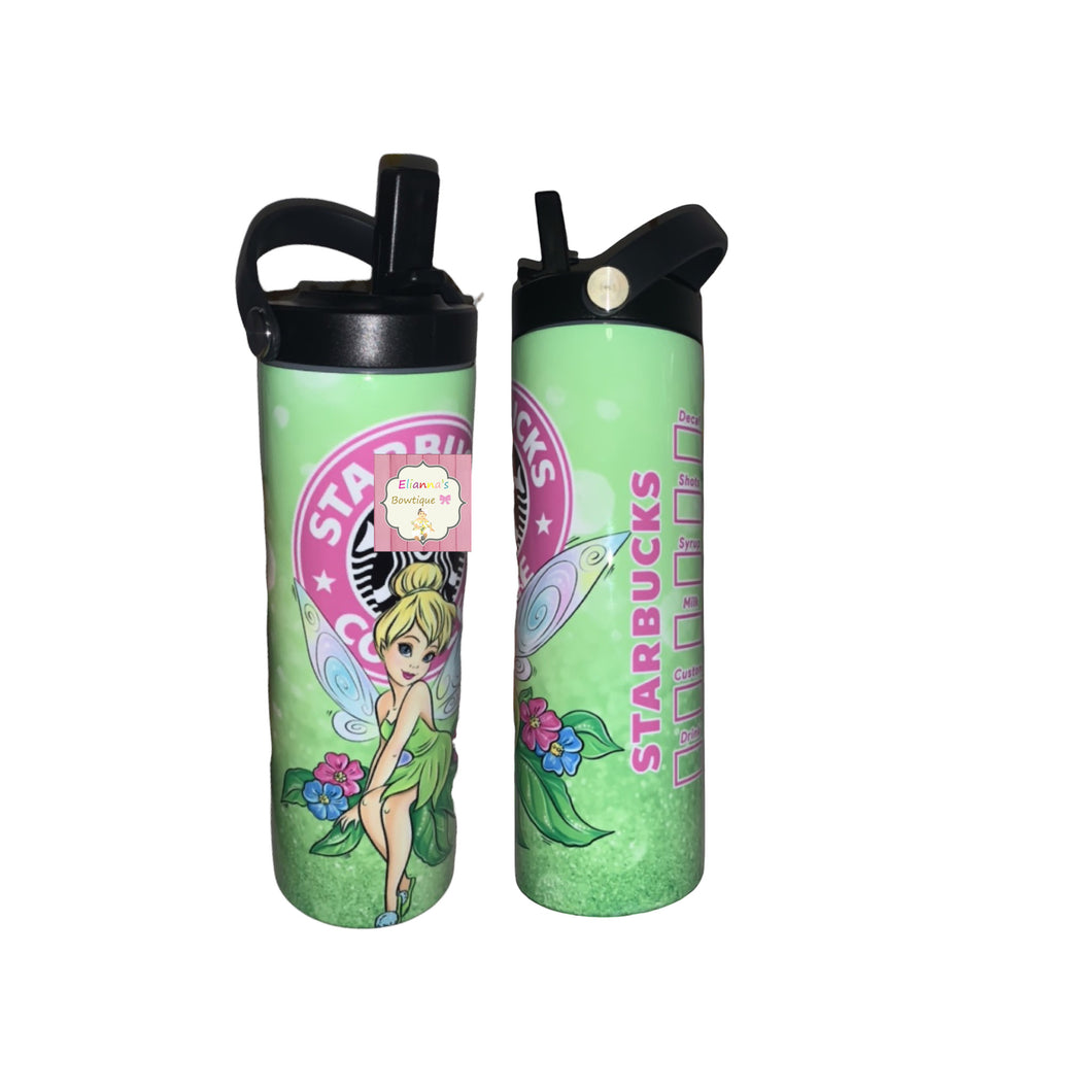 Tinker bell  Bottle water/ vasos/princess