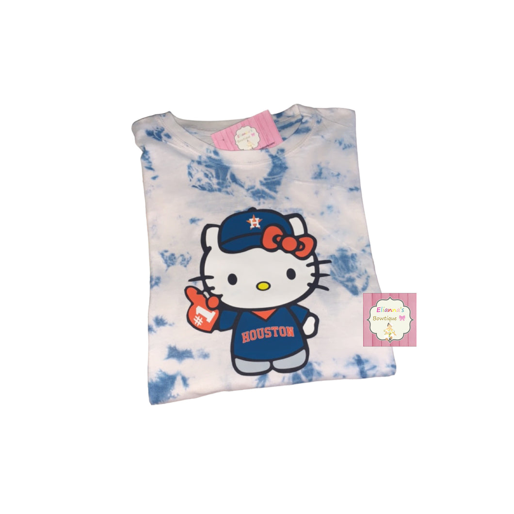 Houston Astros shirt/ hello kitty