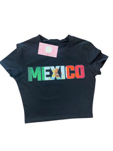 Cargar imagen en el visor de la galería, Mexico Crop Top /Matching Shirt