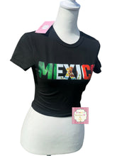 Cargar imagen en el visor de la galería, Mexico Crop Top /Matching Shirt
