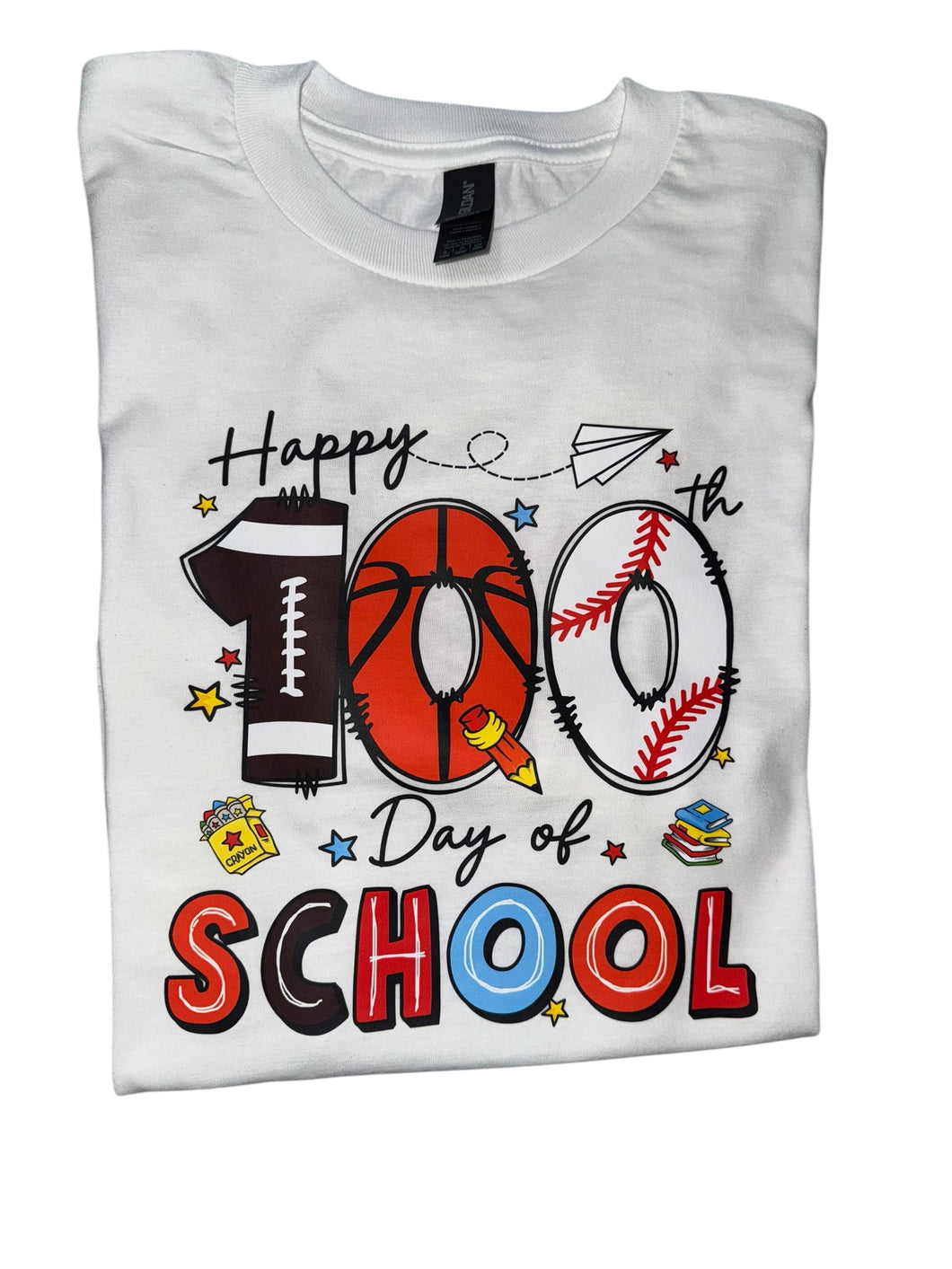 100 days of school shirt/ 100 dias de escuela