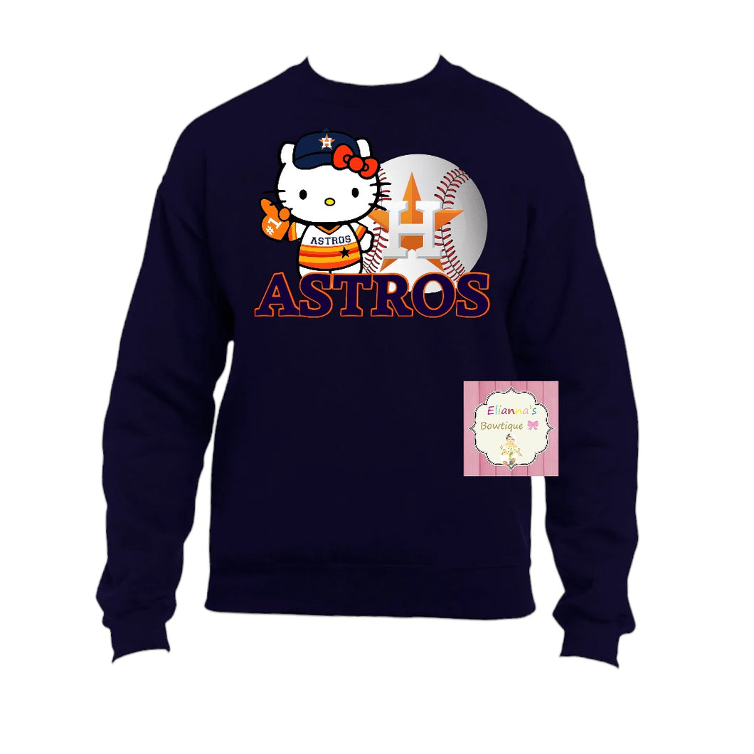 Houston Astros  Crewneck sweatshirt /sueter / Hello K