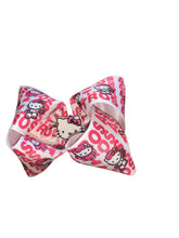 Load image into Gallery viewer, Pink Houston astros hair bow/ hello kitty