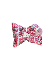 Load image into Gallery viewer, Pink Houston astros hair bow/ hello kitty