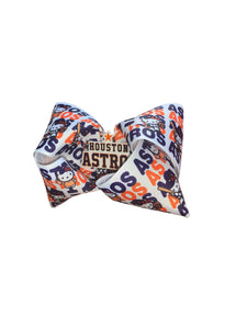 Houston astros hair bow/ hello kitty