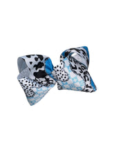 Load image into Gallery viewer, Cow print hair bow / cheetha