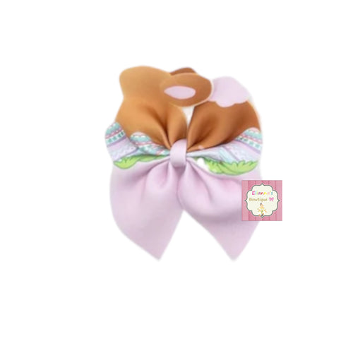 Easter bunny hair bow/ clip bow/ bunny ears